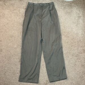 Laura Scott Gray Bootcut Relaxed Trouser Pants Size 10
